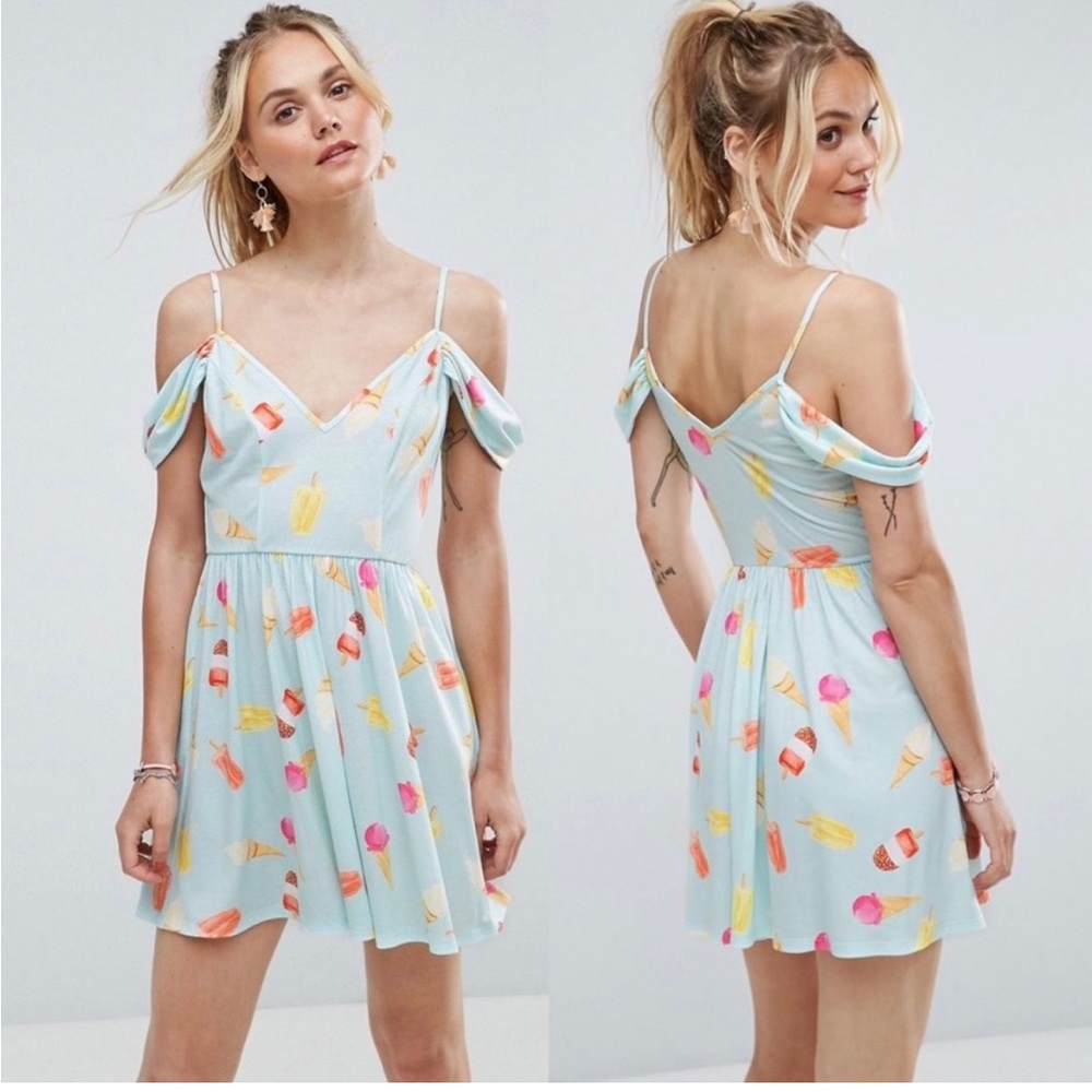 ASOS Pastel Ice Cream Dress size 4